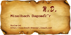 Miselbach Dagomér névjegykártya